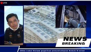 Bea Cukai Batam Gagalkan Penyeludupan Rokok H-mind