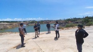 Tim Terpadu TNI-POLRI, Ditpam dan Satpol PP Melaksanakan Penertiban Tambang Pasir Illegal di Wilayah Kota Batam