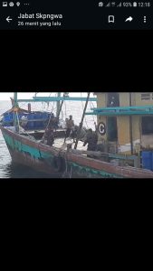 HIU 16 Amankan Kapal Ikan Asing Malaysia di Selat Malaka