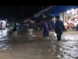 Hujan deras mengguyur Korong Sungai Limau, Nagari Kuranji Hilir di Terjang Banjir