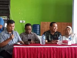 Konferensi Pers Bersama Yota Balat – Mulyadi Di Rumah Pemenangan Pasa Galombang Pariaman Tengah Kota Pariaman