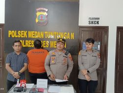 Aksi gerak cepat Polsek Medan Tuntungan Berhasil Meringkus Pelaku Penganiayan di warung Geprek Ngenes