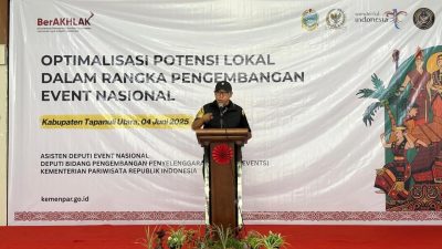 Bupati Tapanuli Utara Hadiri Acara Optimalisasi Potensi Lokal dalam Rangka Pengembangan Event Nasional