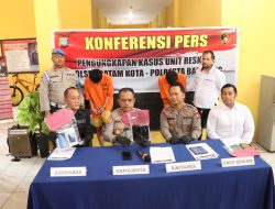 Polresta Barelang Gelar Konferensi Pers Pengungkapan Kasus Pencurian Dengan Kekerasan (Curas)