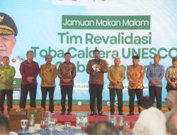 Gubsu Bersama Kepala Daerah “Makan Malam Bersama” Dengan Tim Asesor Revalidasi Toba Caldera UGGp di Medan