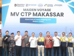 Hadiri Peresmian Pelayaran Langsung Batam–China, Wakil Ketua I DPRD Kota Batam Apresiasi PT Persero