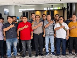 Kapolsek Medan Tuntungan Coffee Morning Bersama Mitra Polsek Tuntungan, Perkuat Sinergi Jaga Kamtibmas