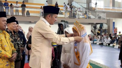 Ratusan Santri Se-Enam Lingkung Ikuti Khatam Al-Qur’an dan Wisuda Iqra’ Angkatan XVI