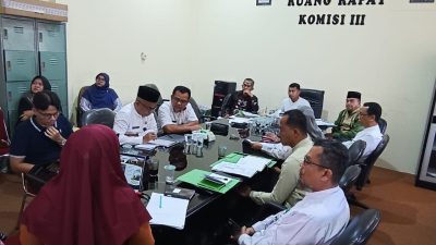 Komisi III DPRD Padang Pariaman Dukung Program Prioritas Mitra Kerja dalam Pembahasan KUA-PPAS 2027