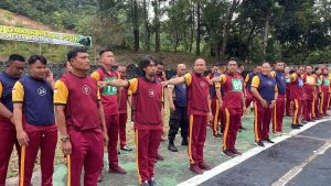 Personil Polresta Barelang Laksanakan Tes Kesamaptaan Jasmani Berkala