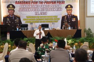 Perkuat Sinergitas TNI-POLRI, Bid Propam Polda Kepri Gelar Rakornas Bersama POM TNI