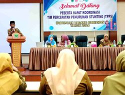 Buka Rakor TPPS, Asisten I Rudi Rahmad Berharap Target Penurunan 14% Tahun 2024 Dapat Kita Wujudkan