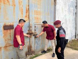Pastikan Aman, Ka. KPR Rutan Batam Kontrol Area Brandgang dan Pos Menara