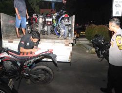 Patroli Gabungan Polresta Barelang: 81 Motor Berknalpot Tidak Sesuai Spesifikasi Diamankan