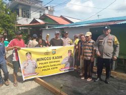 Pererat Silaturahmi Dengan Warga, Polsek Sekupang Laksanakan Minggu Kasih