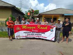 Polsek Jajaran Berikan Rasa Aman Melalui Kegiatan Minggu Kasih dan Pengamanan Tempat Ibadah