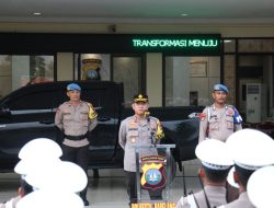Kapolresta Barelang Pimpin Apel Siaga Pengamanan Malam Tahun Baru 2025 di Kota Batam