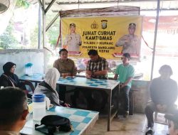 Dekatkan Diri Dengan Warga, Polsek Sekupang Gelar Jumat Curhat Du Dungai Haprapan