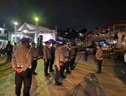 Polresta Barelang dan Polsek Sekupang Amankan Tabligh Akbar Peringatan Isra Mi’raj Nabi Muhammad SAW 1446 H di Lapangan Victoria Tiban Lama