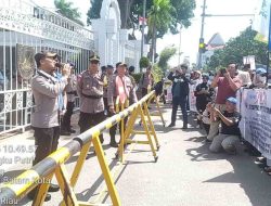 Polresta Barelang Gelar Pengamanan Orasi, Hiburan, dan Perayaan HUT FSPMI ke-26 di Alun-Alun Engku Putri