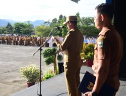 Wakil Bupati Rahmat Hidayat Pimpin Apel Perdana di Lingkungan Pemerintah Padang Pariaman