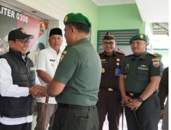 Bupati Padang Pariaman John Kenedy Azis Bersama Dandim 0308 PariamanTerima Kunjungan Kunjungan Danrem 032 Wira Baraja