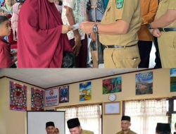 Terpisah, Bupati dan Wakil Bupati Padang Pariaman Serahkan Zakat Fitrah