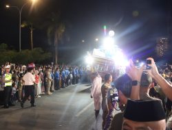 Polresta Barelang Laksanakan Pengamanan Ketat Kegiatan Pawai Malam Takbir Idul Fitri 1446 H di Kota Batam