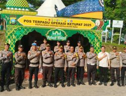 Karoops Polda Kepri dan Kapolresta Barelang Tinjau Pos Terpadu Operasi Ketupat 2025 di Jembatan Satu Barelang