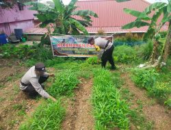Dukung Program Asta Cita, Polsek Bulang Sulap Lahan Kosong Jadi Ladang Sayur