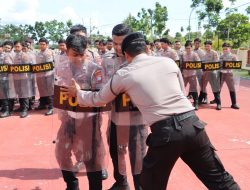 Bentuk kesiapsiagaan, Polres Bintan latihan dalmas rutin