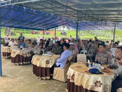Kapolres Bintan Kunjungi Desa Numbing Untuk Mendengarkan Curhatan Masyarakat