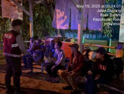 Patroli Malam Satsamapta Polresta Barelang Ciptakan Situasi Aman dan Kondusif di Kota Batam