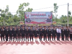 Kapolres Bintan Pimpin Upacara dalam memperingati Hari Lahir Pancasila