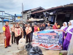 Polsek Bulang Gelar Dua Kegiatan Gotong Royong Sambut HUT Bhayangkara ke-79