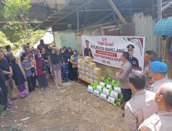 Sambut Hari Bhayangkara ke-79, Polsek Batu Ampar Hadirkan Kepedulian Lewat Baksos di Ruli Muara Takus
