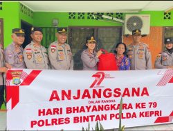 Pererat Tali Silaturahmi, Kapolres Bintan Kunjungi Warakauri Dalam Rangka Hari Bhayangkara ke 79