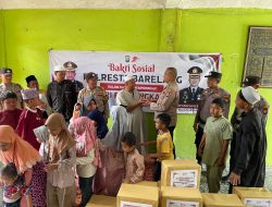 Polresta Barelang Gelar Bakti Sosial di Panti Asuhan Darul Ullum Al-Mubaroq dalam Rangka HUT Bhayangkara ke-79