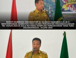 Bupati Humbahas Buka Sosialisasi Penguatan TIM Percepatan Penanggulangan Tuberkulosis Tahun 2025