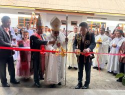 Bupati Hadiri Peresmian dan Pemberkatan Gedung Pastoran dan Aula Gereja Paroki St. Koendraad Parzham Lintongnihuta