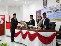 Bupati Humbahas Sampaikan Nota Jawaban Atas Pemandangan Umum Fraksi DPRD