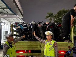 Gelar KRYD, Polresta Barelang Tindak Tegas Knalpot Brong dan Balap Liar, 33 Kendaraan Roda Dua Diamankan
