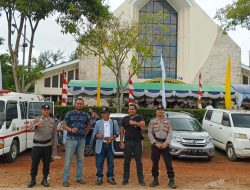 Wujudkan Toleransi, Polsek Sagulung Berhasil Amankan Misa Perdana Imam di Gereja Paroki Maria Bunda Pembantu Abadi