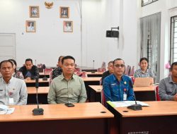 Bupati Humbahas Ikuti Rakor Evaluasi Capaian Program TB Tahun 2025 Melalui Vidcon