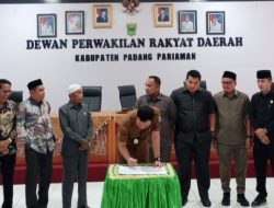 Delapan Fraksi DPRD Padang Pariaman Setujui Ranperda Perubahan APBD 2025