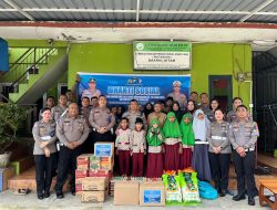 Satlantas Polresta Barelang Gelar Bhakti Sosial dalam Rangka Hari Lalu Lintas Bhayangkara 2025
