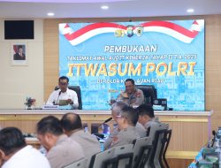 Taklimat Awal Audit Kinerja Itawasum Polri Tahap II TA. 2025 di Polda Kepri 