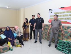 Ditresnarkoba Polda Kepri Salurkan 116 Paket Sembako Untuk Keluarga Tahanan