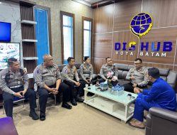 Satlantas Polresta Barelang Jalin Silaturahmi dengan Dishub Kota Batam Bahas Kamseltibcarlantas