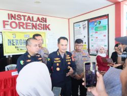 Polda Kepri Gelar Konferensi Pers Pemulangan Jenazah Korban Kebakaran Kapal Federal 